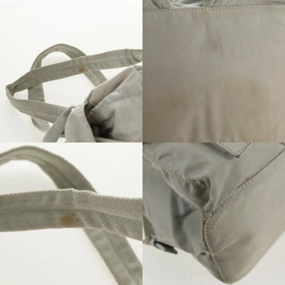 PRADA Backpack Nylon Gray Auth sw1586 - Picture 14 of 15